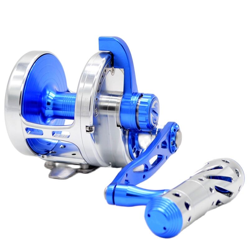Trolling Reel - CAMEKOON DG-Serie Salzwasser-Langsam-Jigging-Rolle 5,3:1/6,3:1 Übersetzungsverhältnis Tiefsee-Trolling-Angelrad