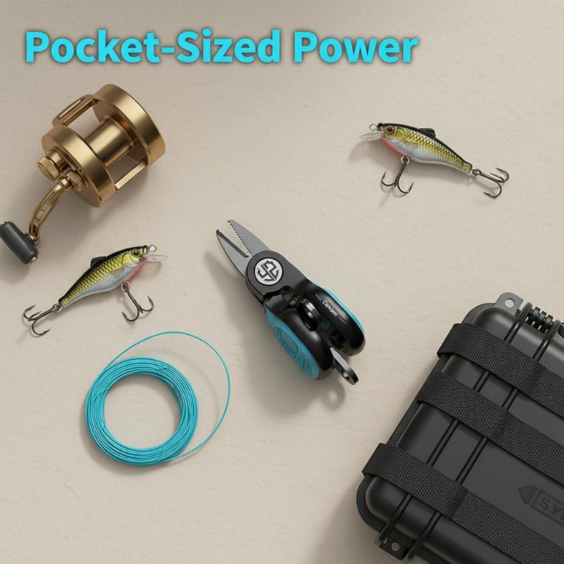 Baitcasting Reel - Edelstahl-Köder-Schere für Angelschnur PE-Schnur Langlebig Tragbar