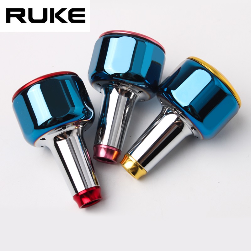 Trolling Reel - Ruke 1 Stück Angelrollen-Griffknopf, legiertes Aluminium,
