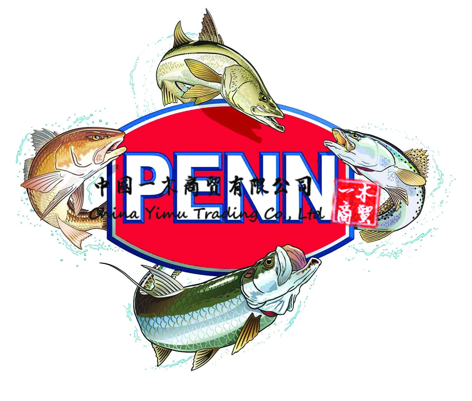 Fly Reel - Autoaufkleber geeignet für Penn Fishing Aufkleber