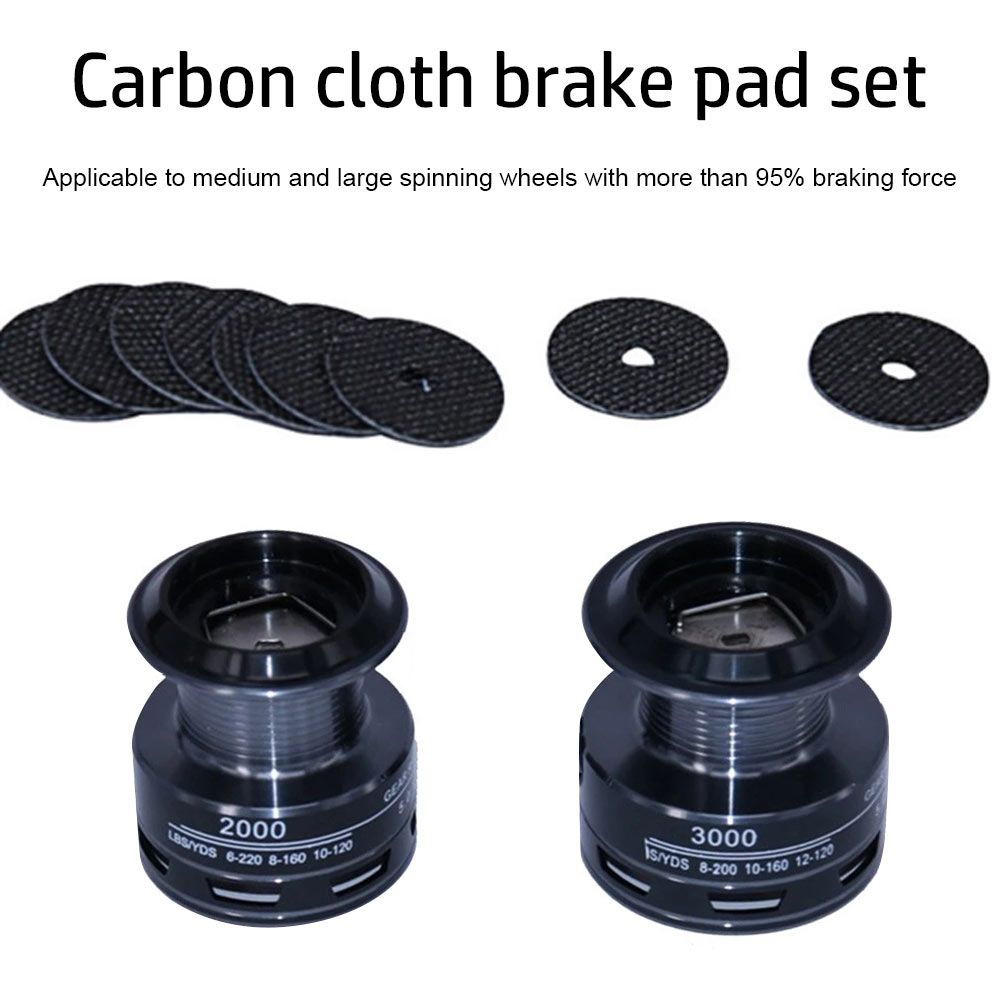 Reel Repair Kit - Reel Bremsbeläge Reel Washer Bremsbeläge Carbon