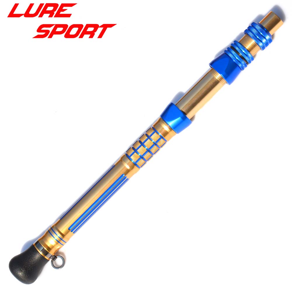Trolling Reel - LURESPORT 40cm Gold und Blau Schloss