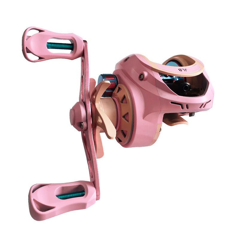 Spincast Reel - Pesca Angelrolle – Macaron Pink Fresh