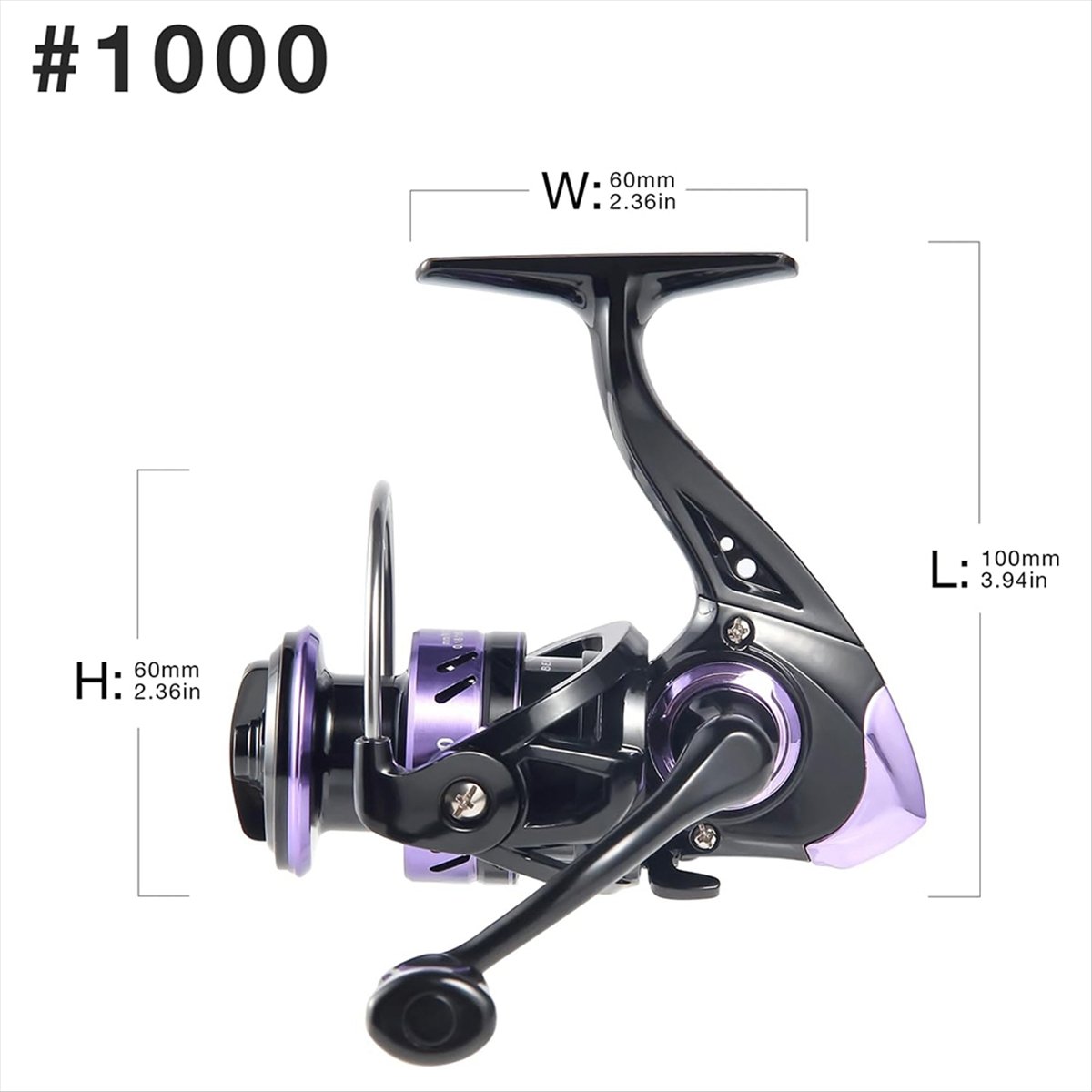 Surf Reel - L79A Ultraleichte Rolle mit 5,2:1 Übersetzungsverhältnis