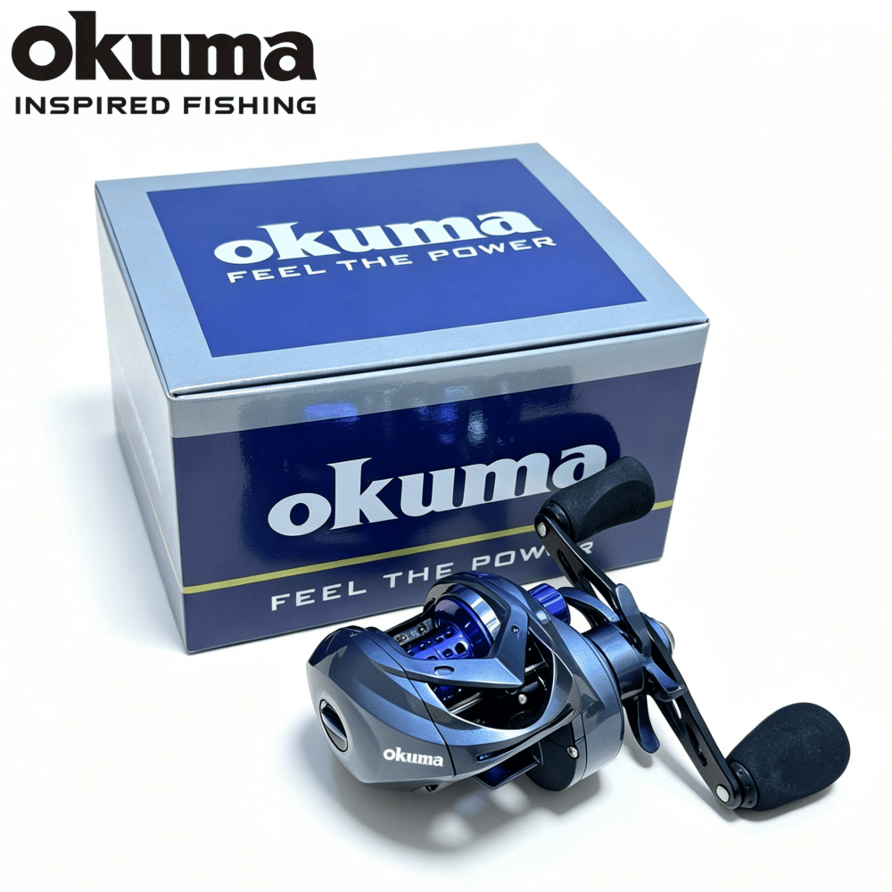 Spincast Reel - Neue Okuma Long-Cast Baitcasting-Rolle mit 7,2:1