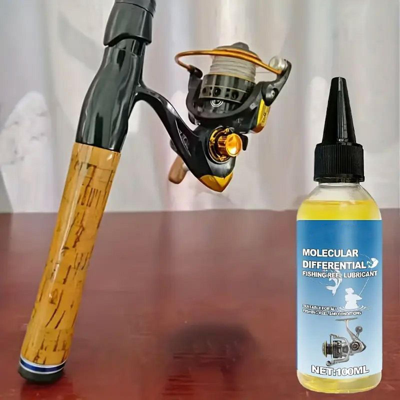 Spincast Reel - Angelrollen-Wartungsset: Schmieröl & Reiniger für Baitcast-