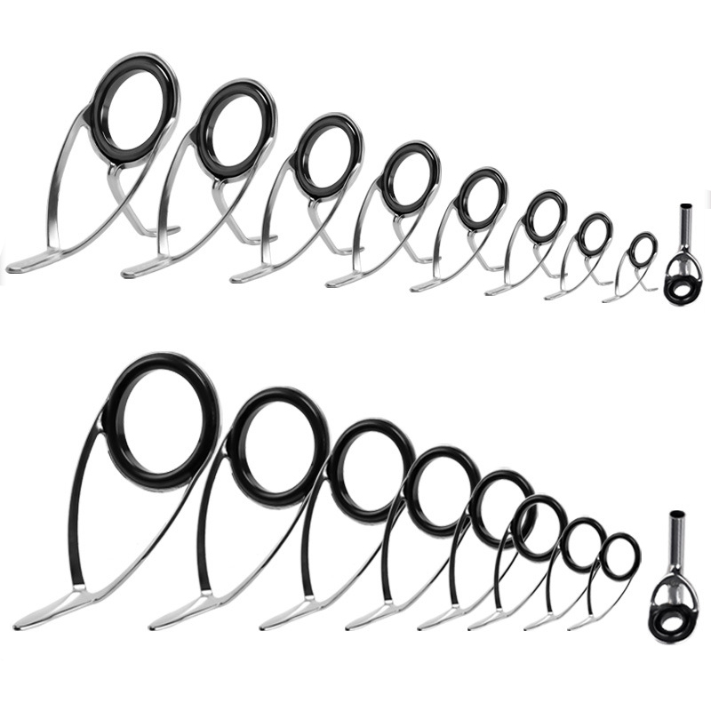Reel Repair Kit - 9Pcs Angelrute Guides Ring Reparatur Kit