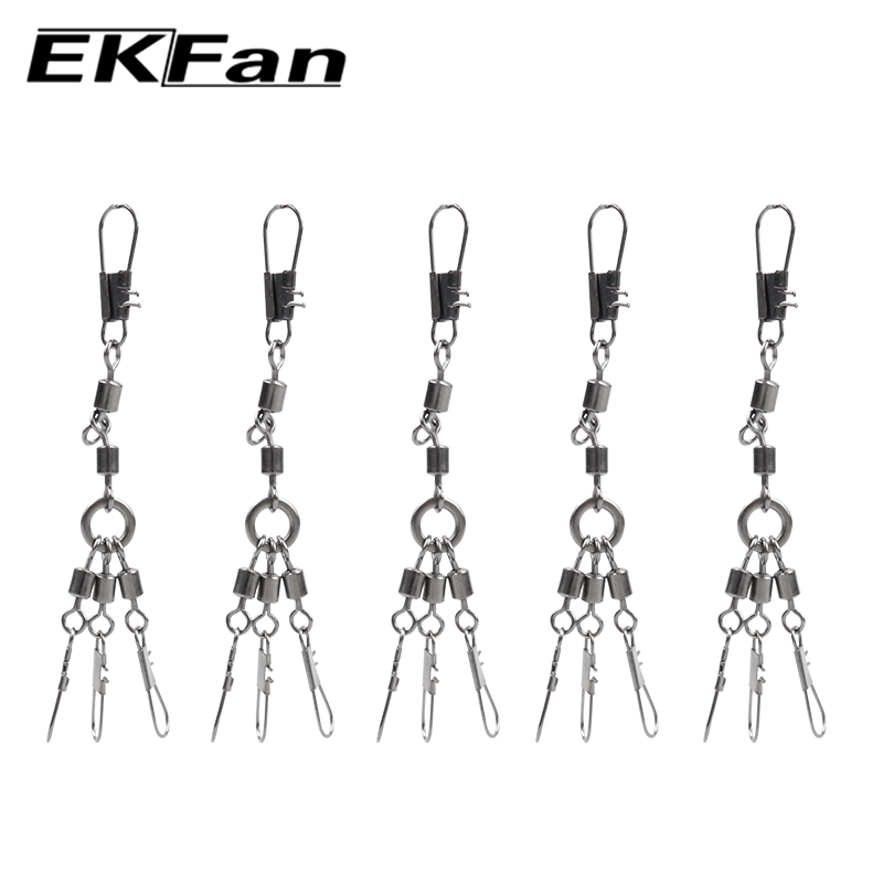 Conventional Reel - EKFan 5 Stück achtförmiger Ringverbinder 360