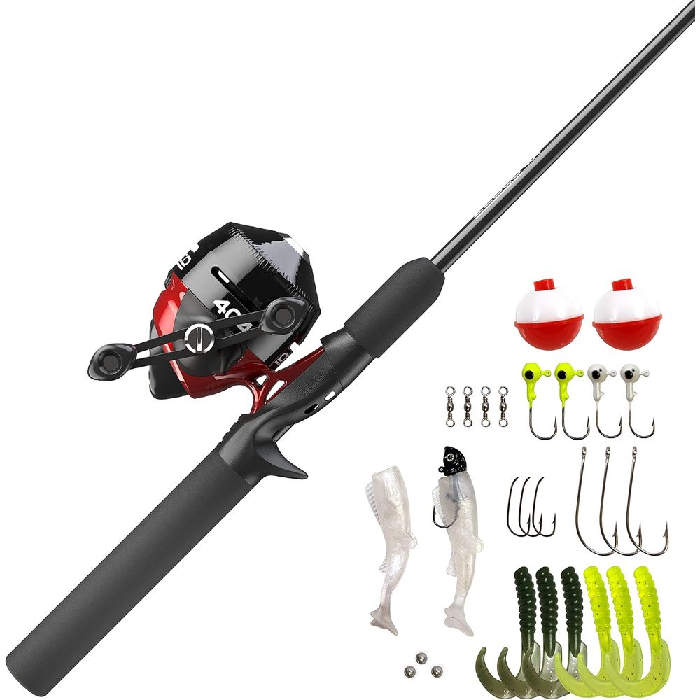 5'6 Zweiteiliges Fiberglas-Spi – Spincast Reel Bewertung und Preis