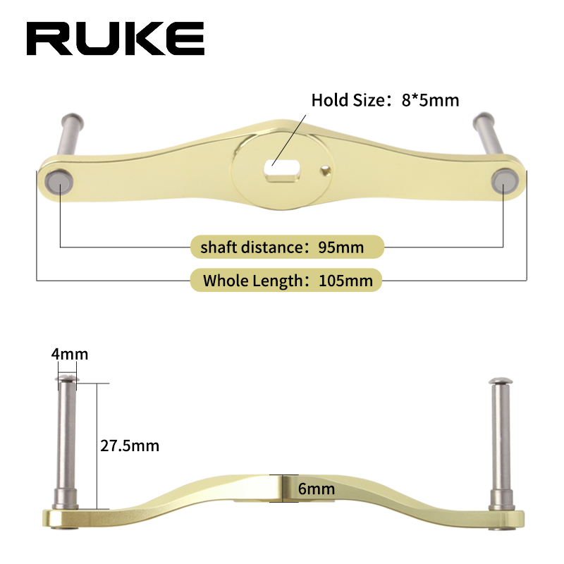 RUKE 1pc Angelrolle Griff Legi – Spincast Reel Bewertung und Preis