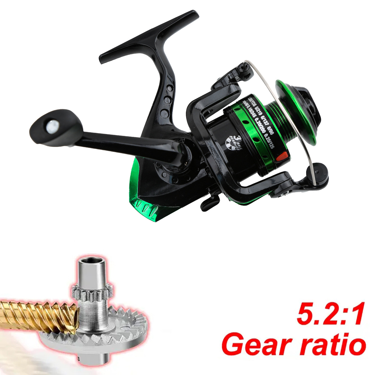 Metall-Spinnrolle mit 5,2:1 Üb – Trolling Reel Bewertung und Preis