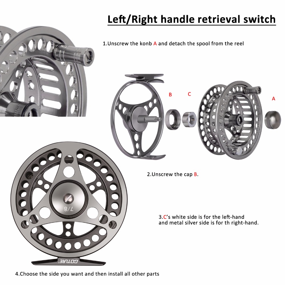 Goture Fliegenfischerrolle 3/4 – Reel Spare Spool Bewertung und Preis
