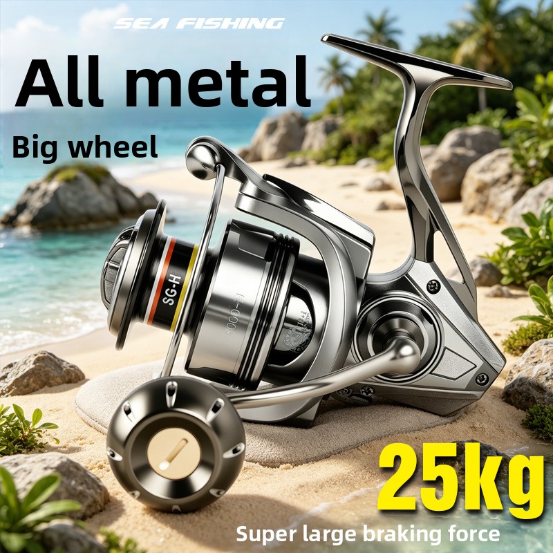 Hochwertige Vollmetall-Spinnro – Surf Reel Bewertung und Preis