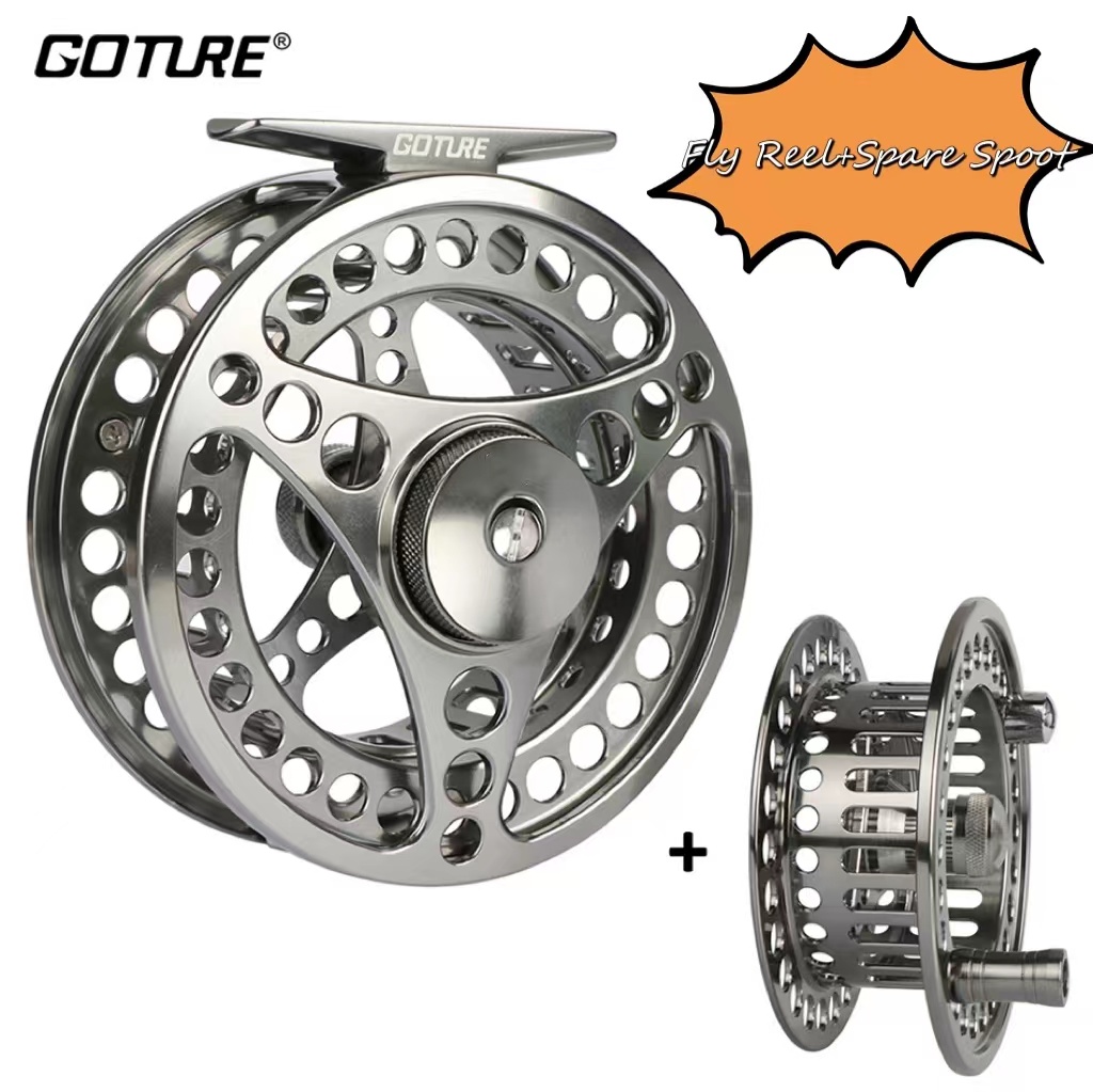 Goture Fliegenfischerrolle mit – Reel Spare Spool Bewertung und Preis