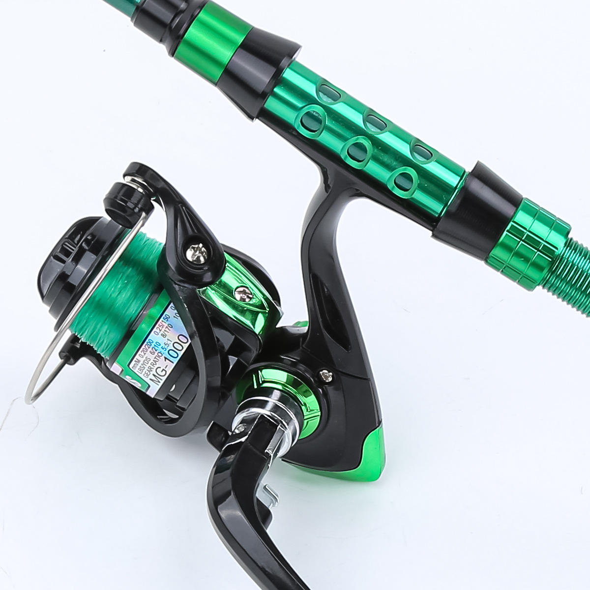 1,8 Meter Grüne Carbon-Telesko – Fly Reel Bewertung und Preis