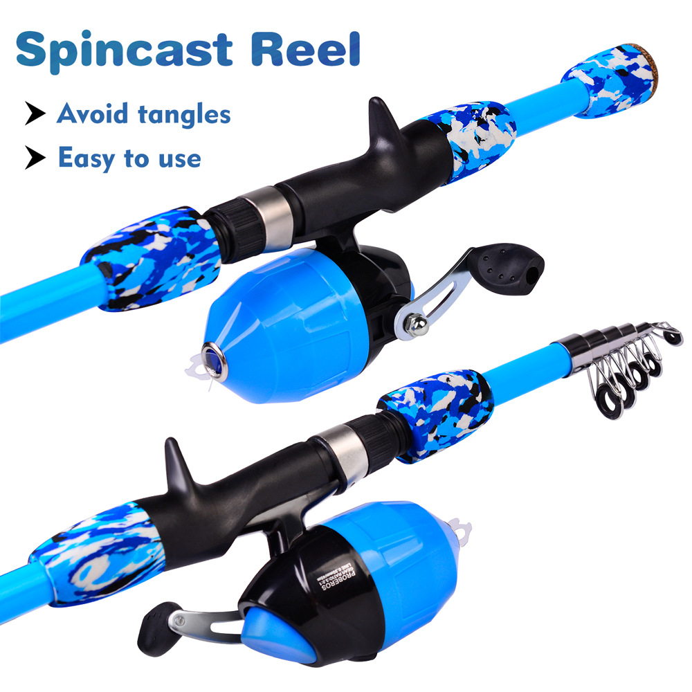 Tragbares Teleskop-Angelset fü – Spincast Reel Bewertung und Preis