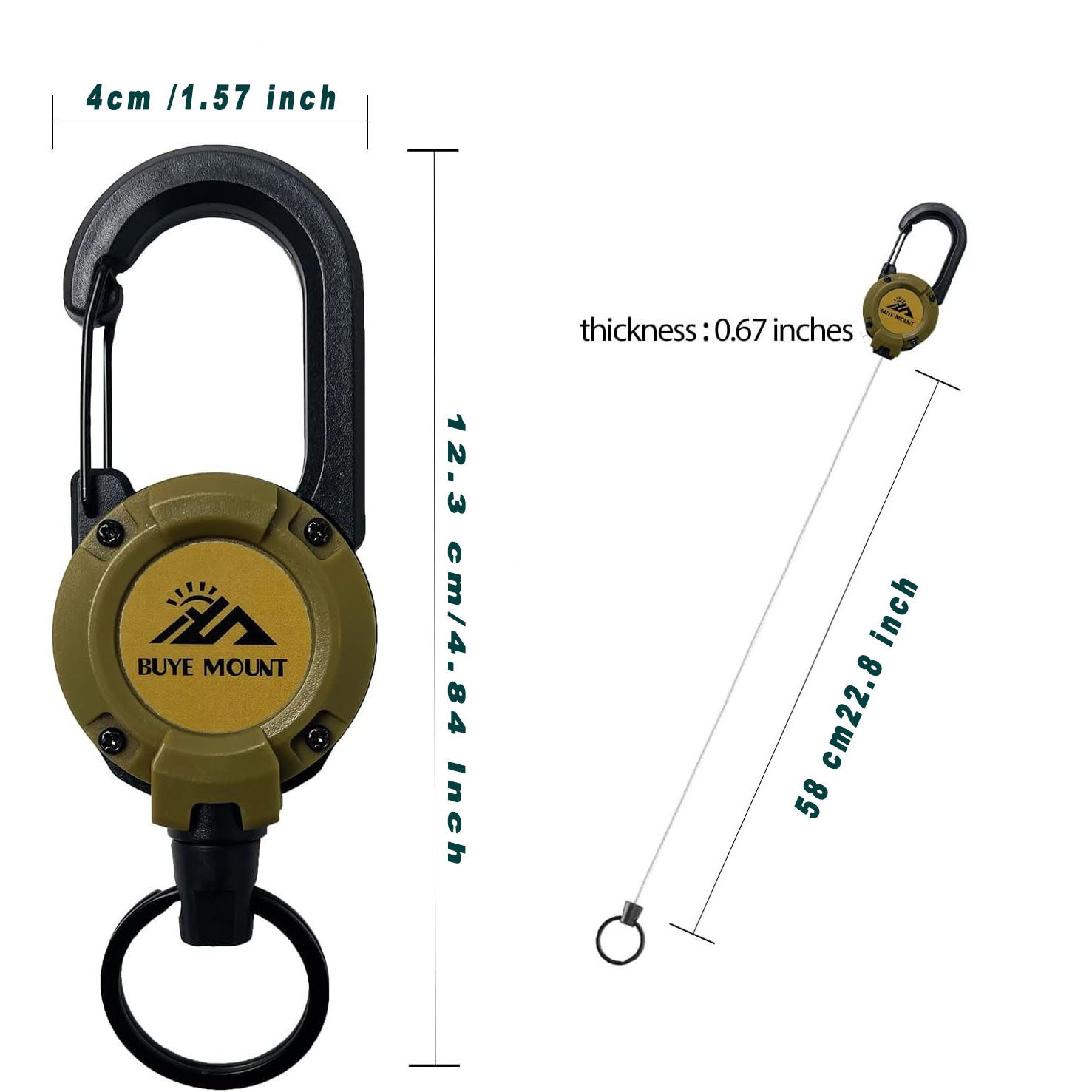 2er-Pack Robuster Einziehbarer – Conventional Reel Bewertung und Preis
