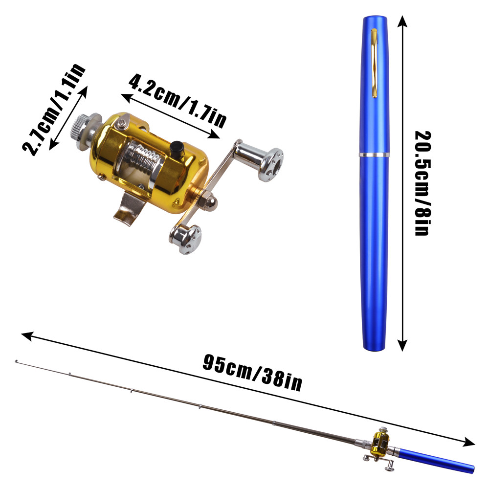 Mini Eis Angelrute Combo mit 1 – Fly Reel Bewertung und Preis
