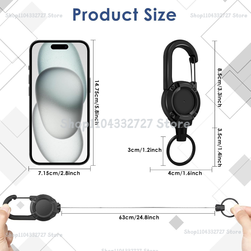 1/2/4 Stück Ausziehbare Schlüs – Reel Bag Bewertung und Preis